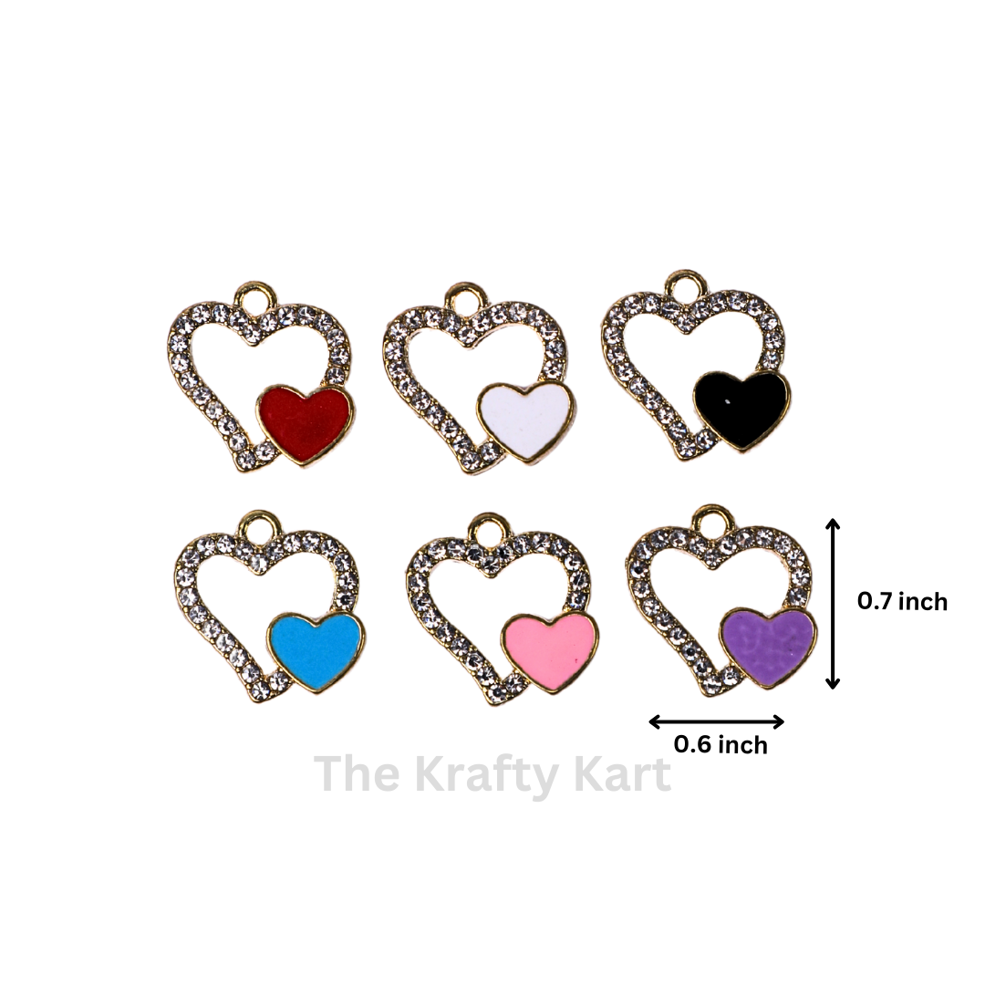 Charm - Double Heart