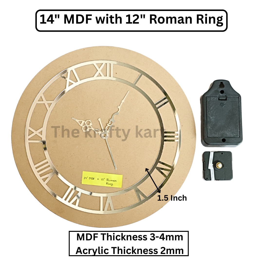 Roman Ring Clock Set