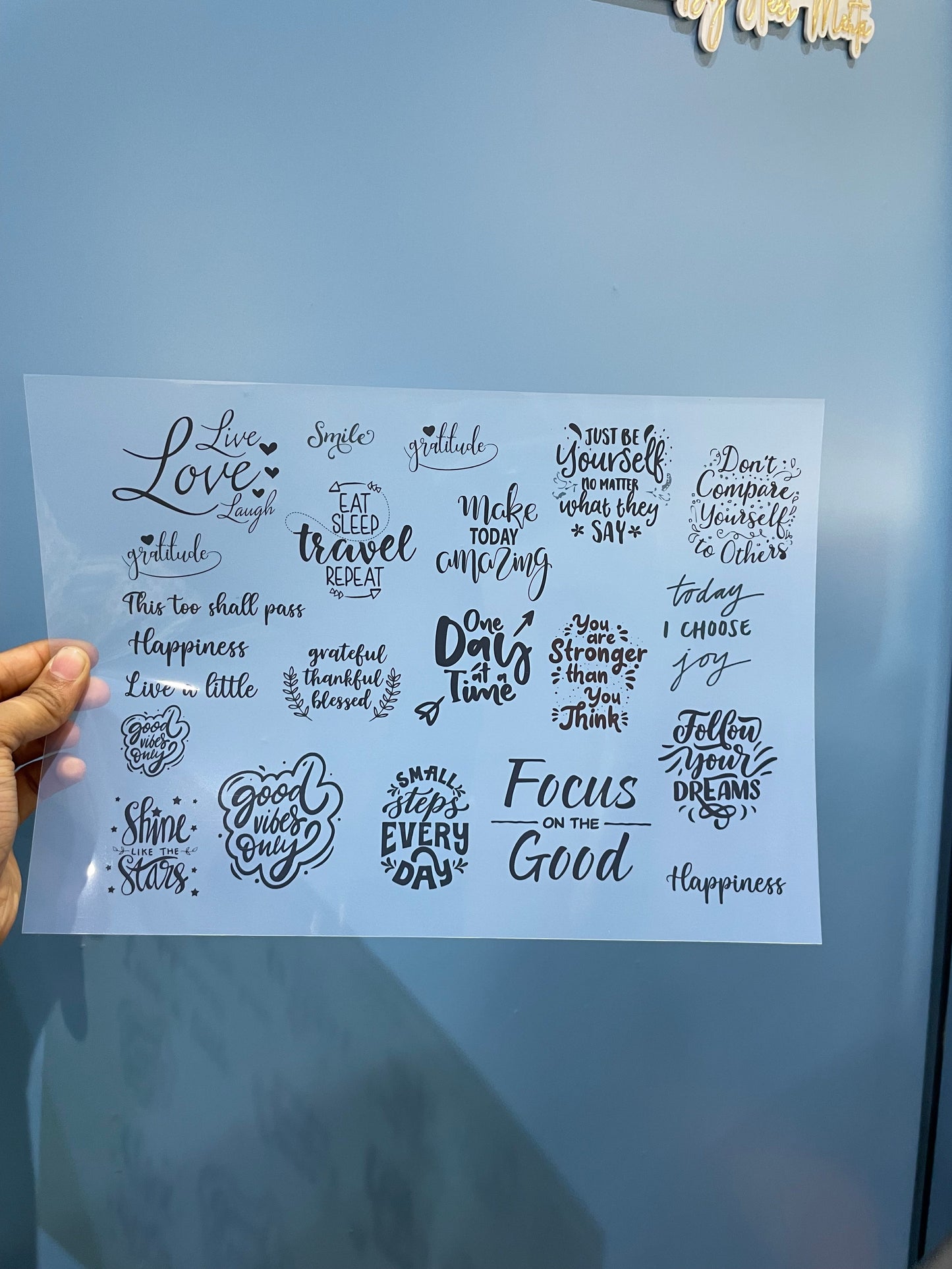 Insert Sheet - Mix Thoughts (A)