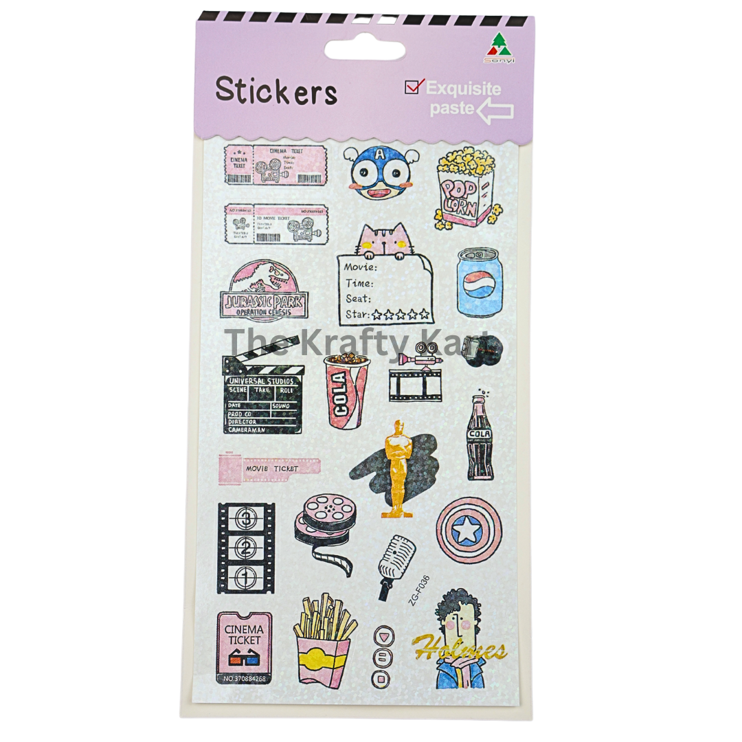 Journal - Glitter Sticker (I)