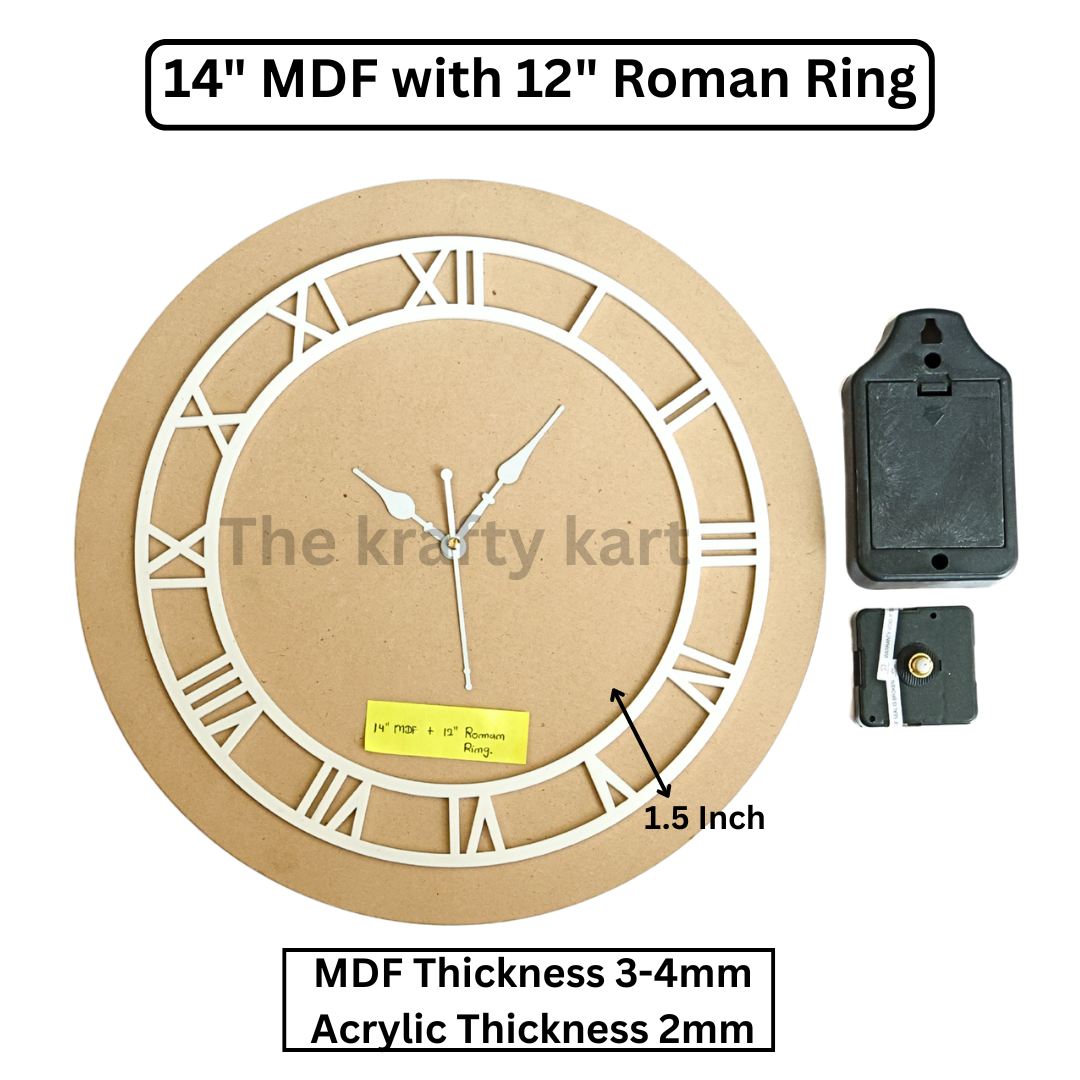Roman Ring Clock Set
