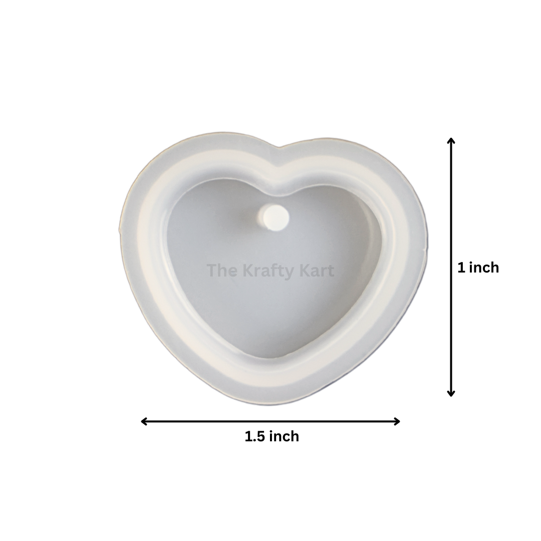 Heart Border Keychain Mould