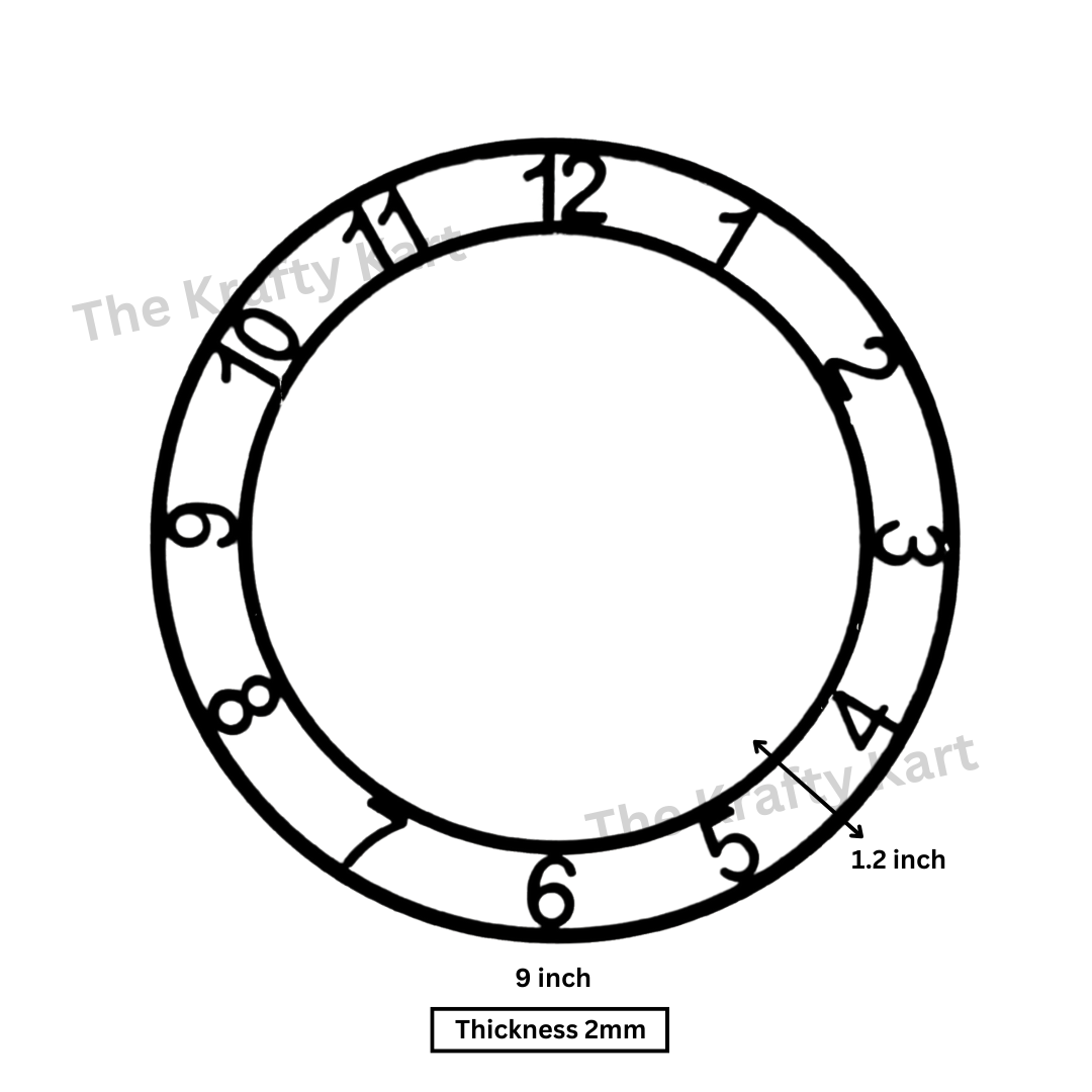 9" Number Ring