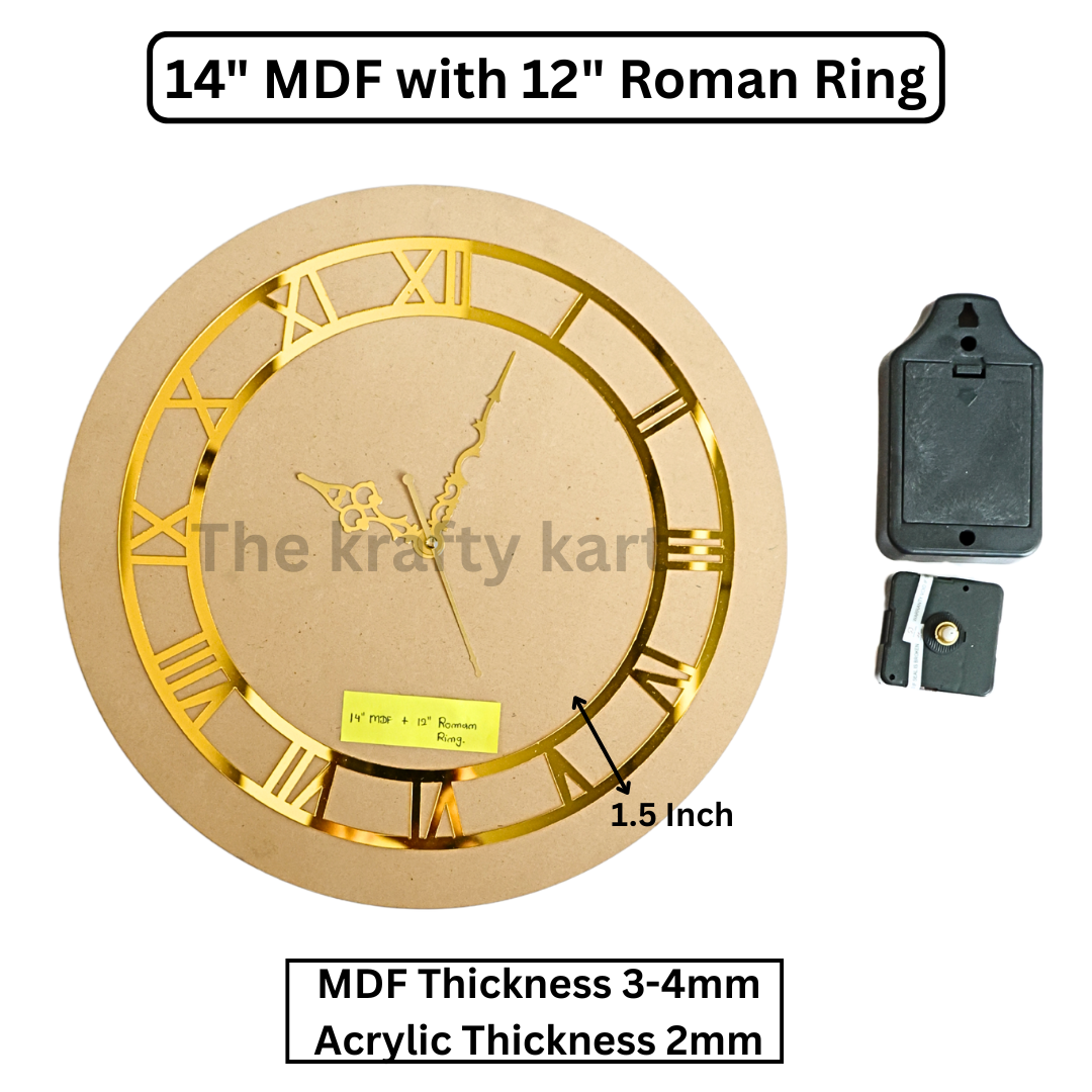 Roman Ring Clock Set