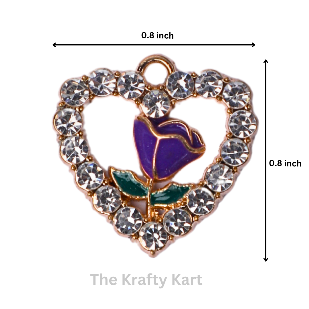 Charm - Diamond Rose