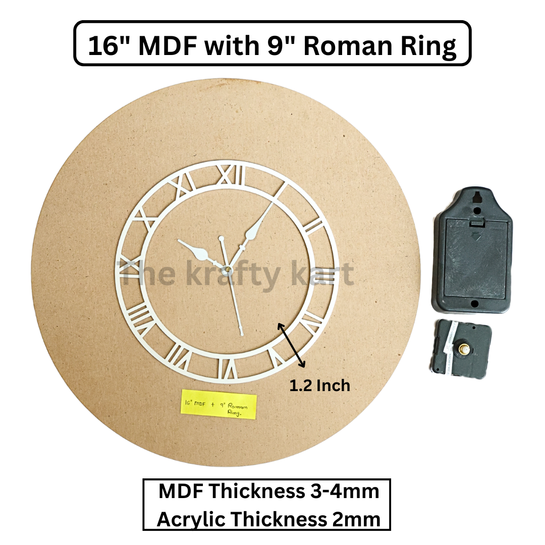 Roman Ring Clock Set