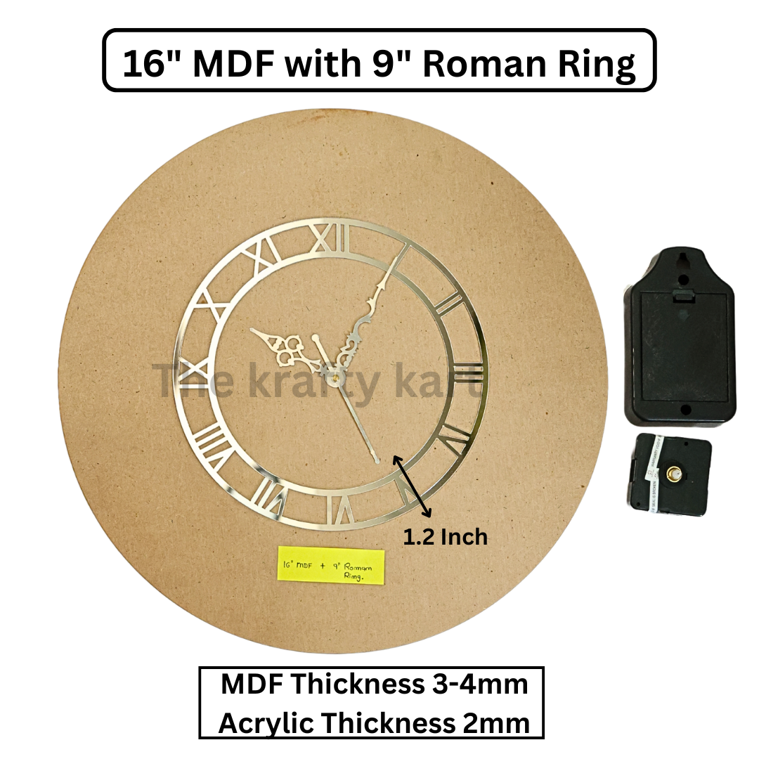 Roman Ring Clock Set