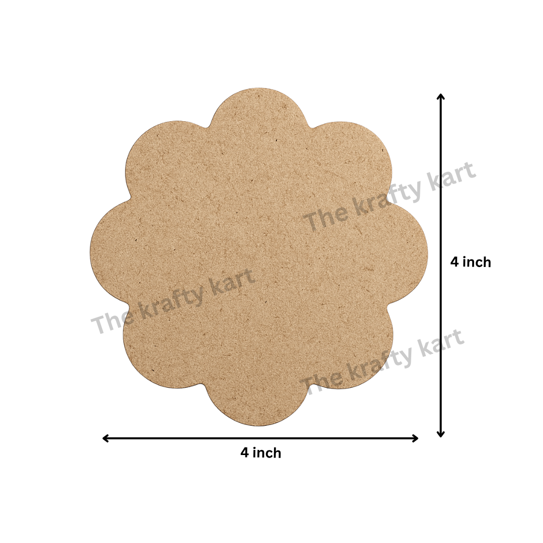 Flower Mdf Coaster