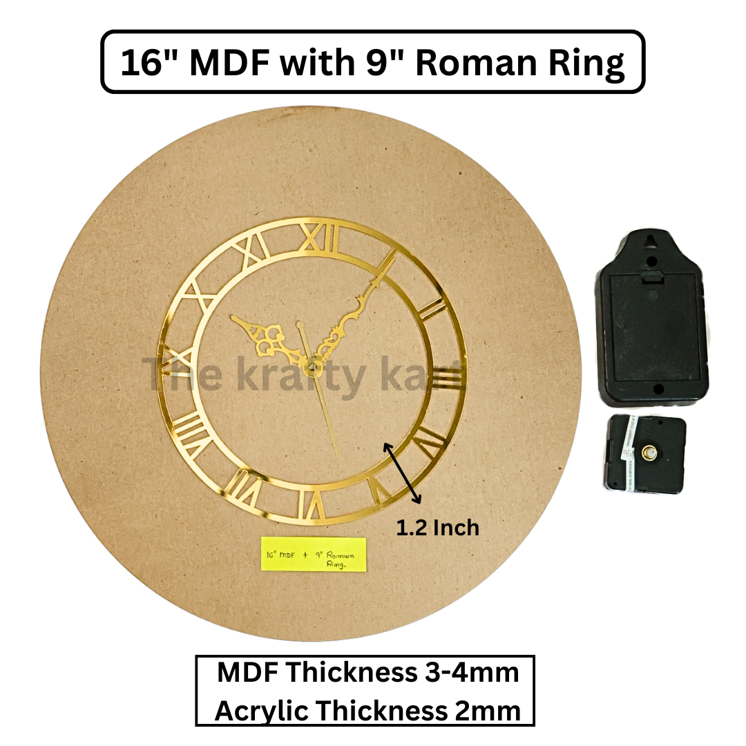 Roman Ring Clock Set