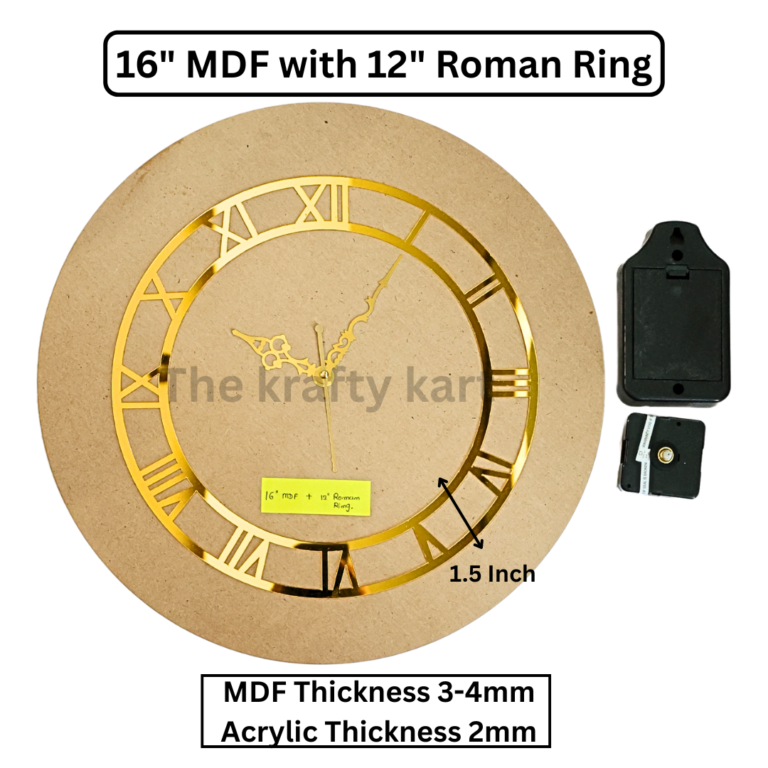 Roman Ring Clock Set