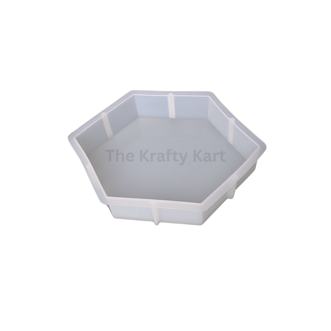 8" Hexagon Deep Casting Mould