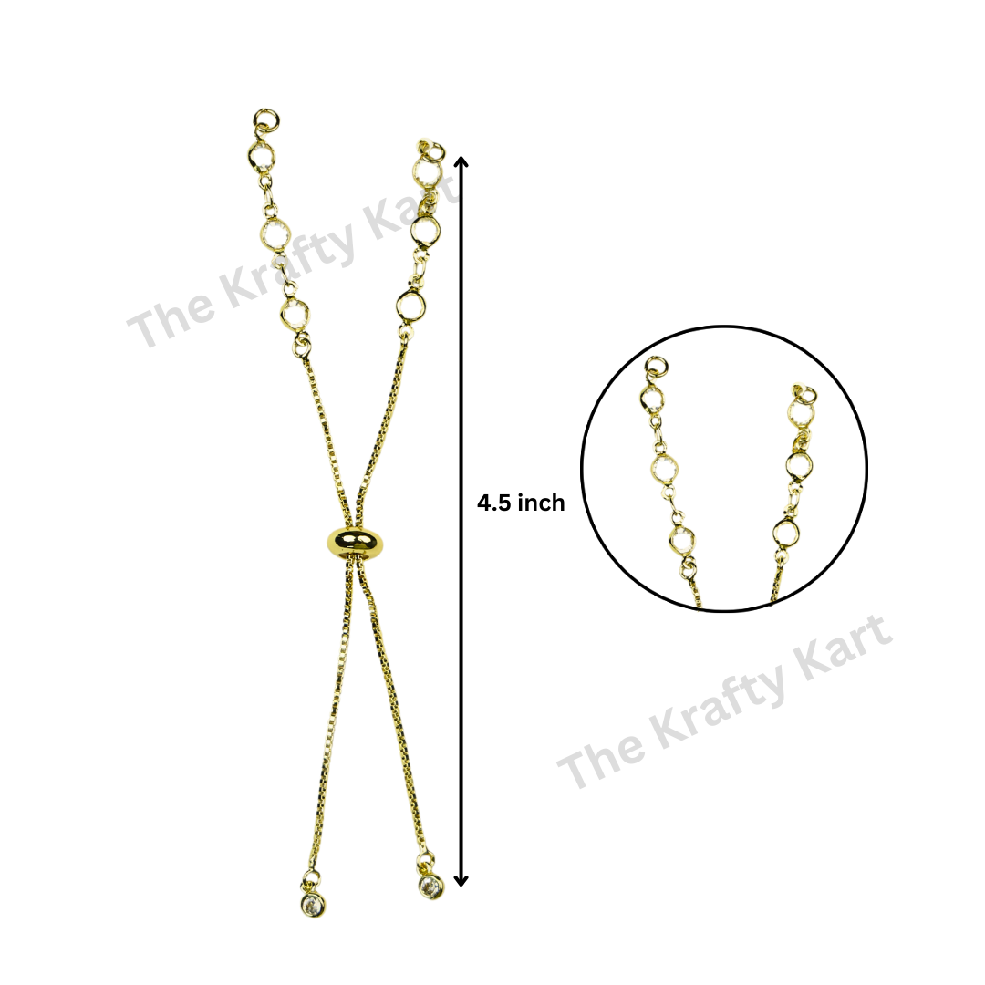 Anti Tarnish Rakhi Bracelet Chain (D)