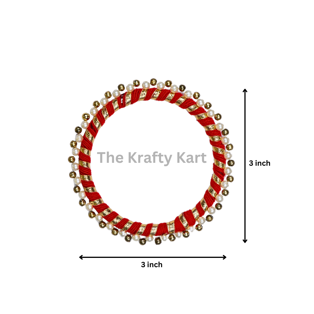 Traditional Pearl Ring (Red)