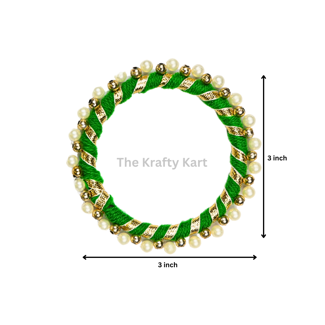 Traditional Pearl Ring (Green)