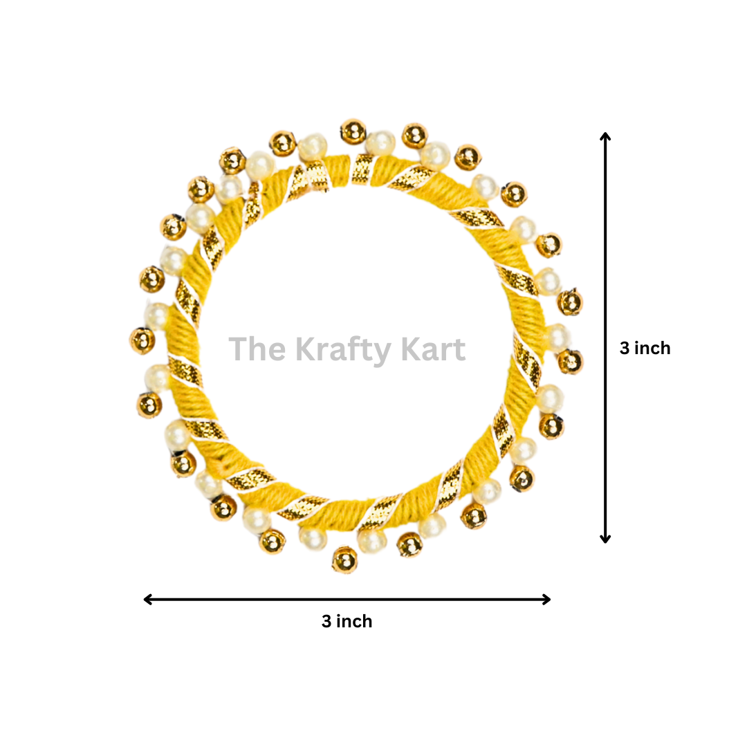 Traditional Pearl Ring (Yellow)
