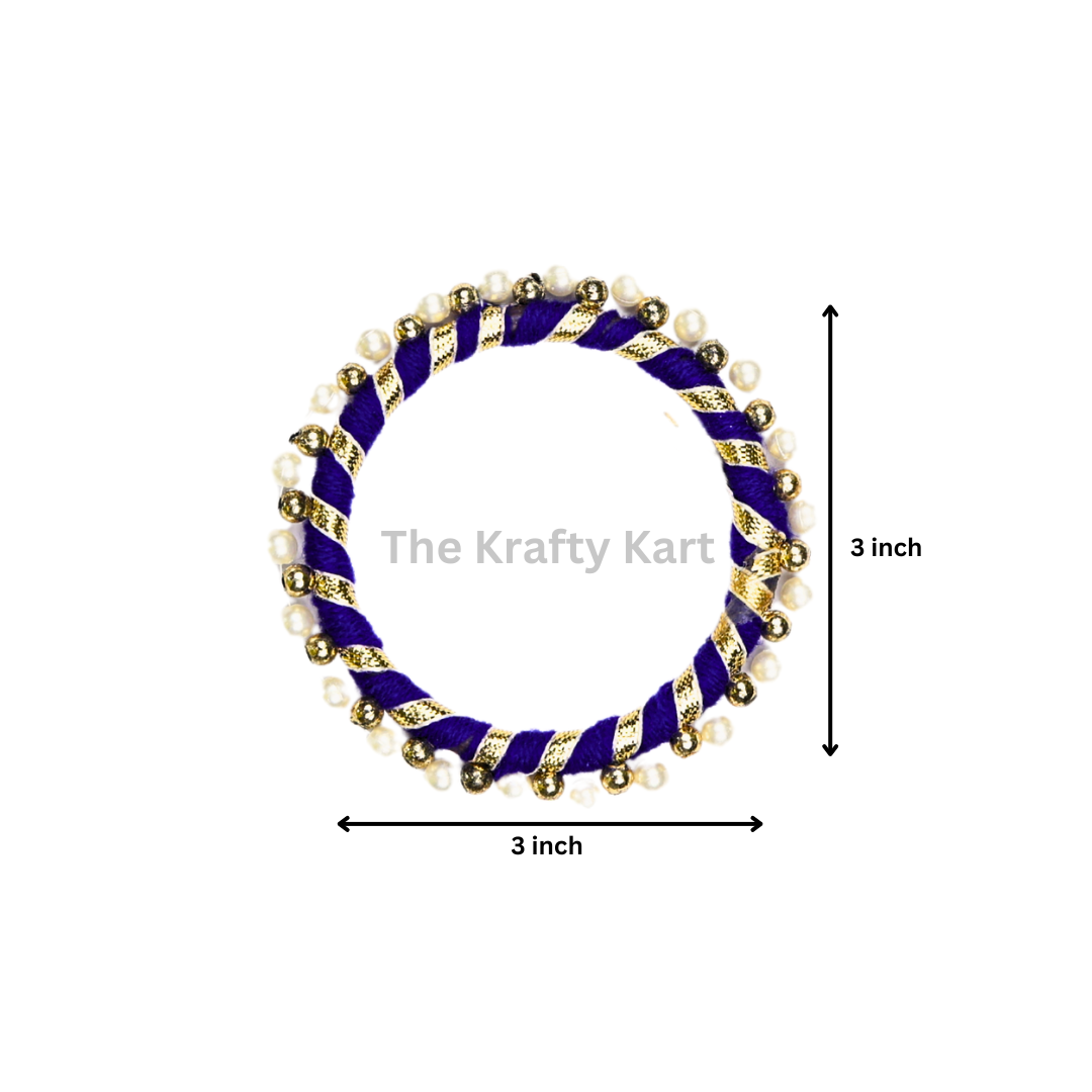 Traditional Pearl Ring (Blue)