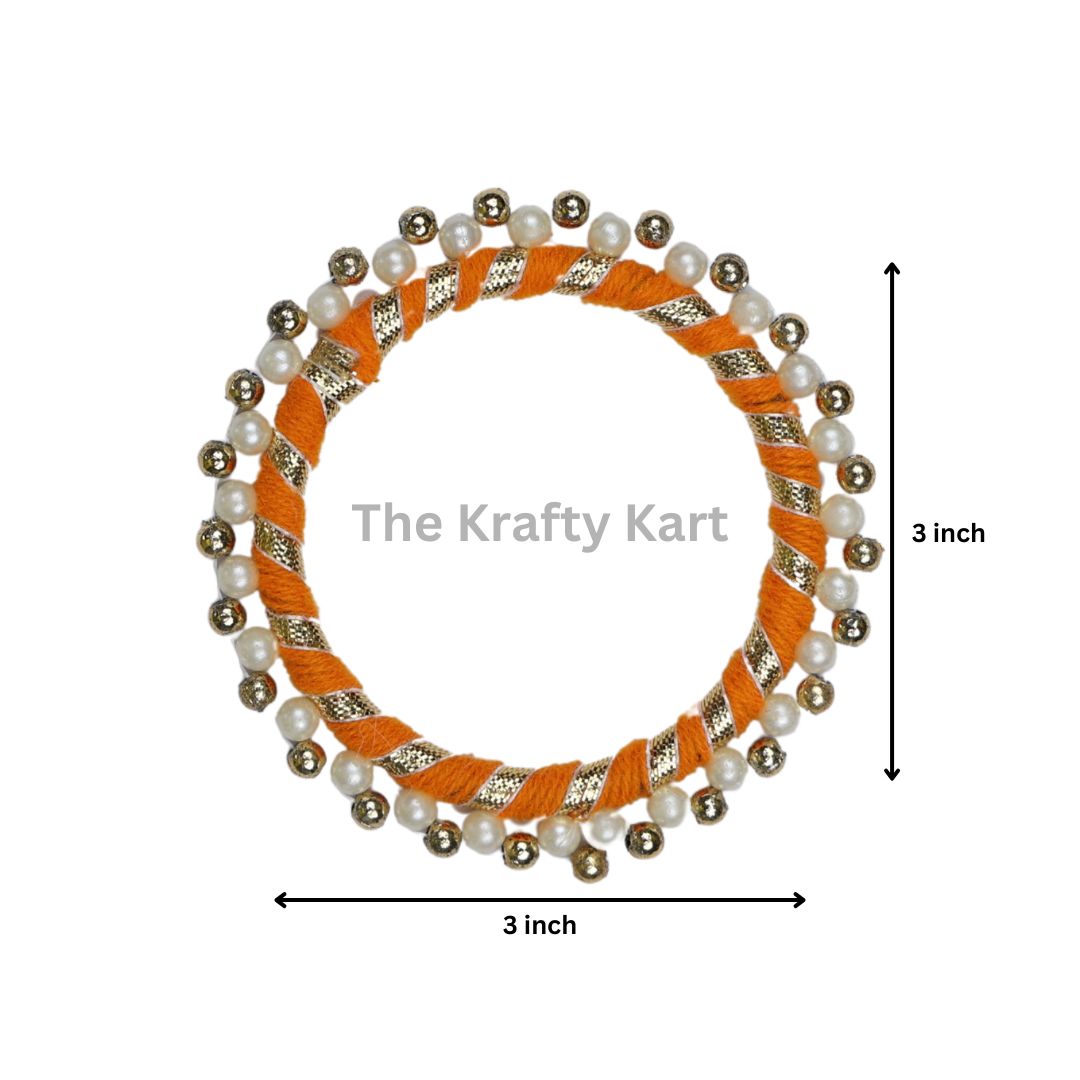 Traditional Pearl Ring (Orange)