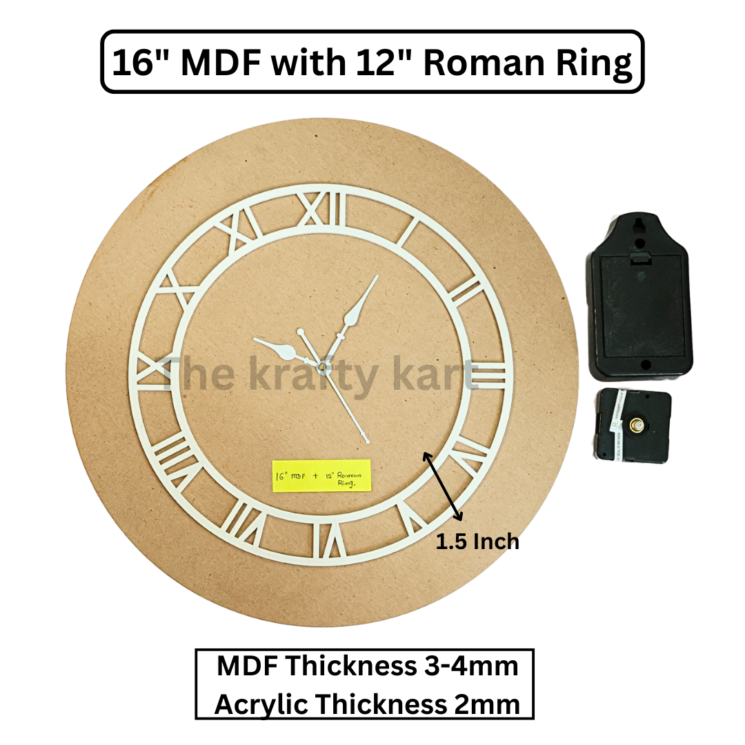Roman Ring Clock Set