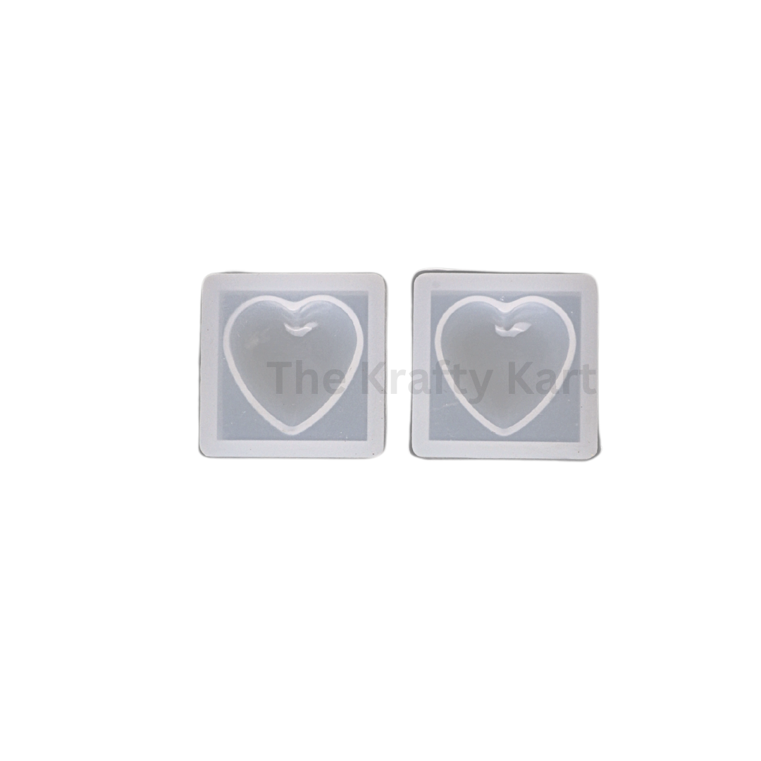 2pc Diamond Heart Mould