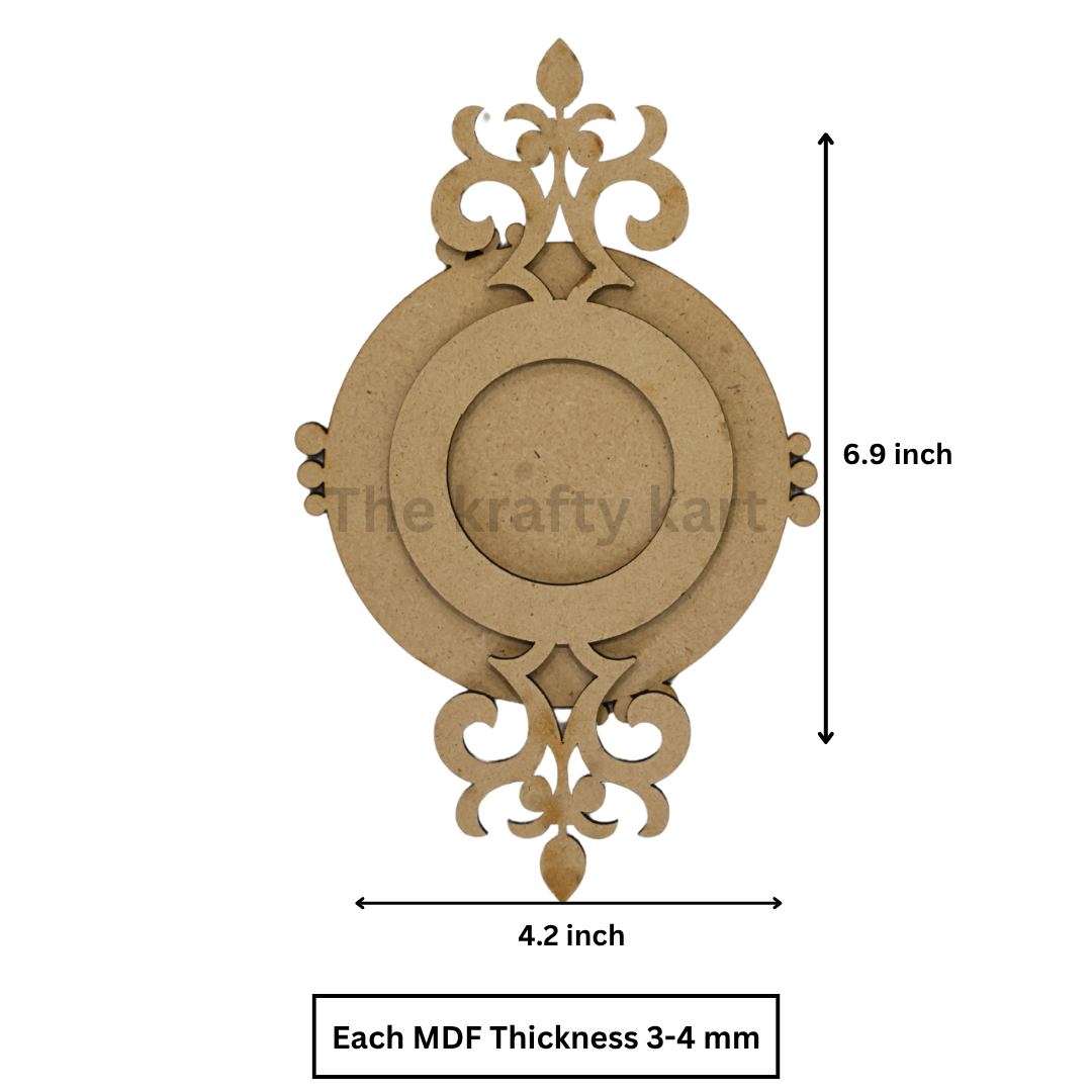 MDF Diwali T-Light Holder (H)