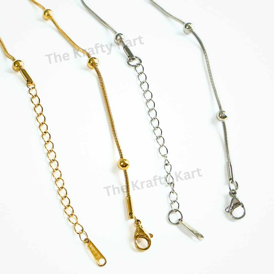 Anti-Tarnish Ready Bracelet Chain (D)