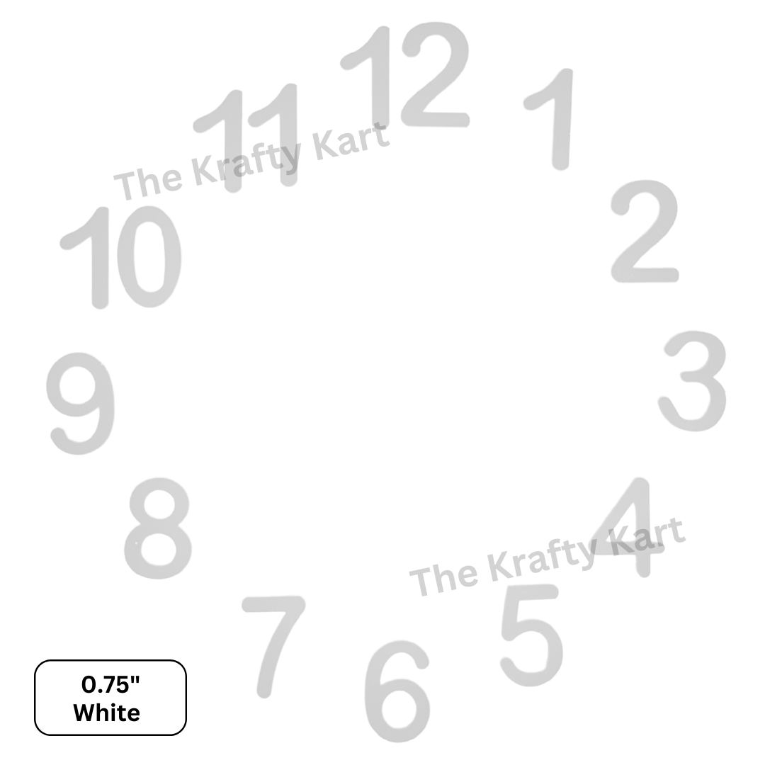 White Numbers