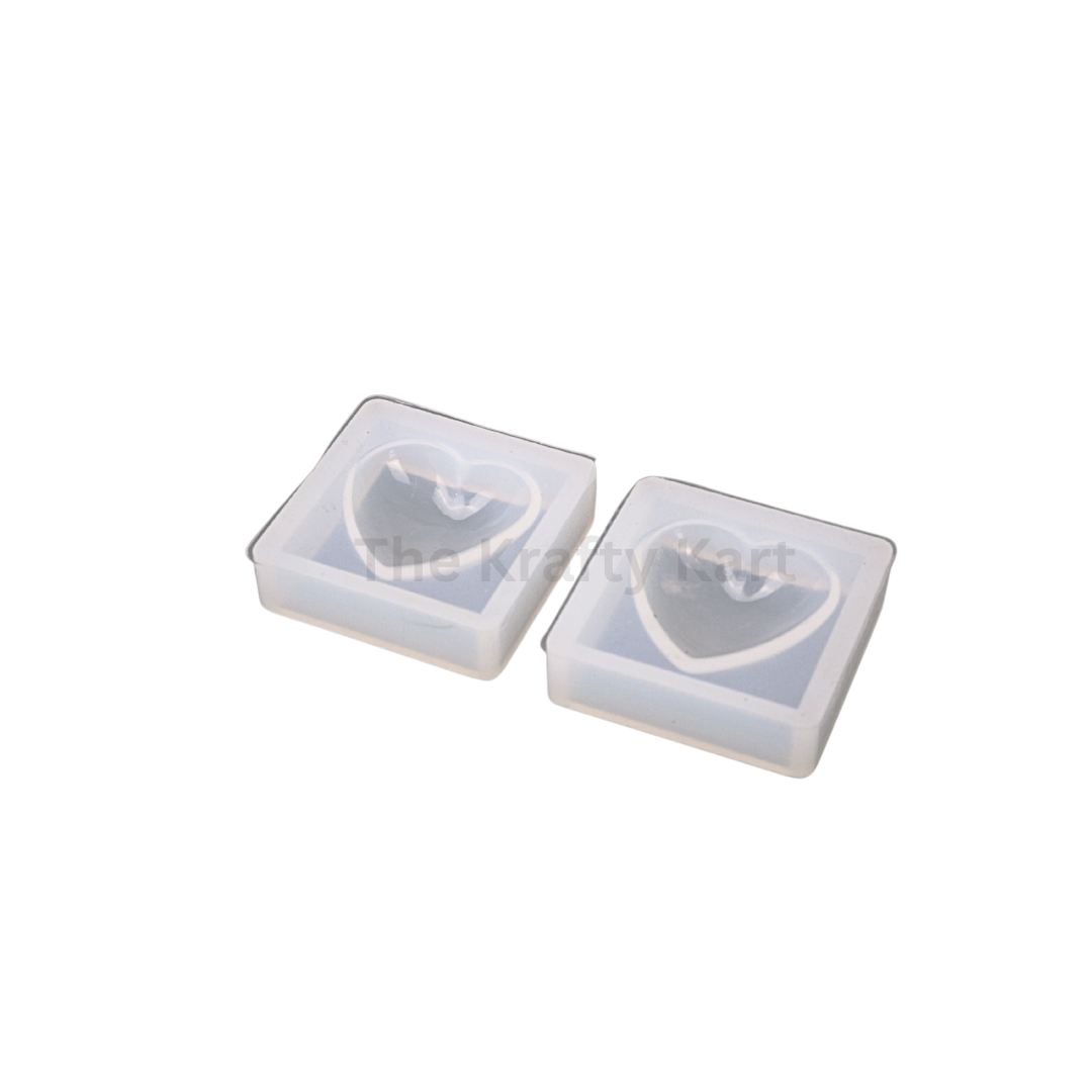 2pc Diamond Heart Mould