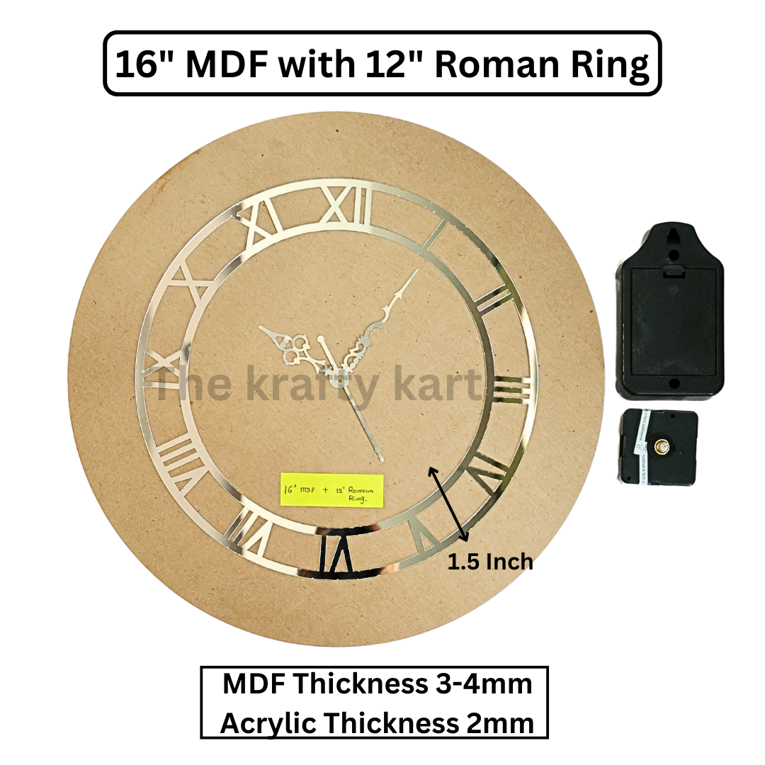 Roman Ring Clock Set