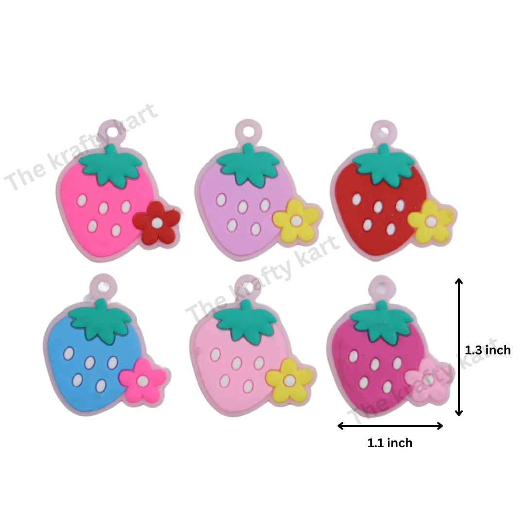 Rubber Charm - Strawberry