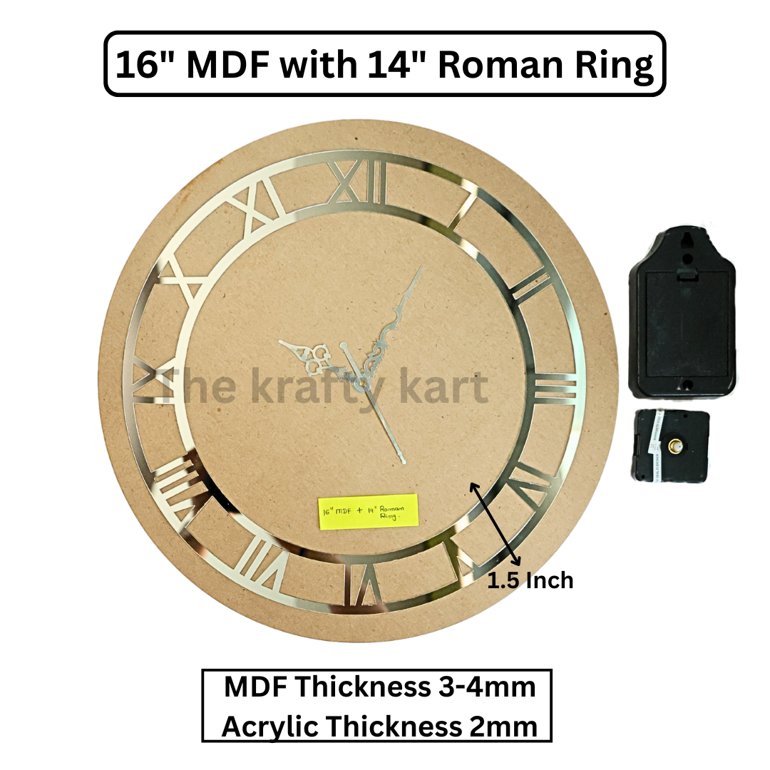 Roman Ring Clock Set