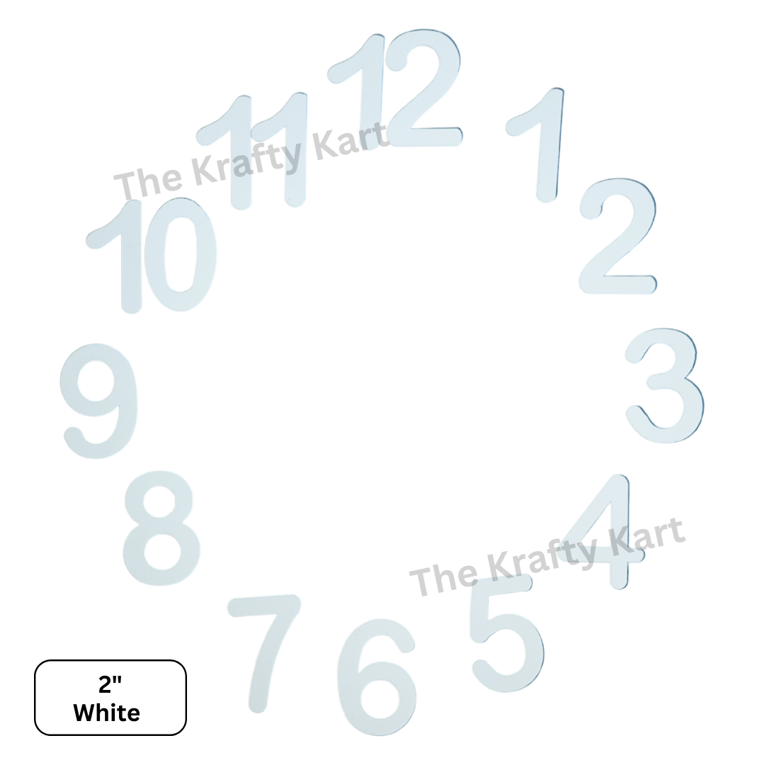 White Numbers