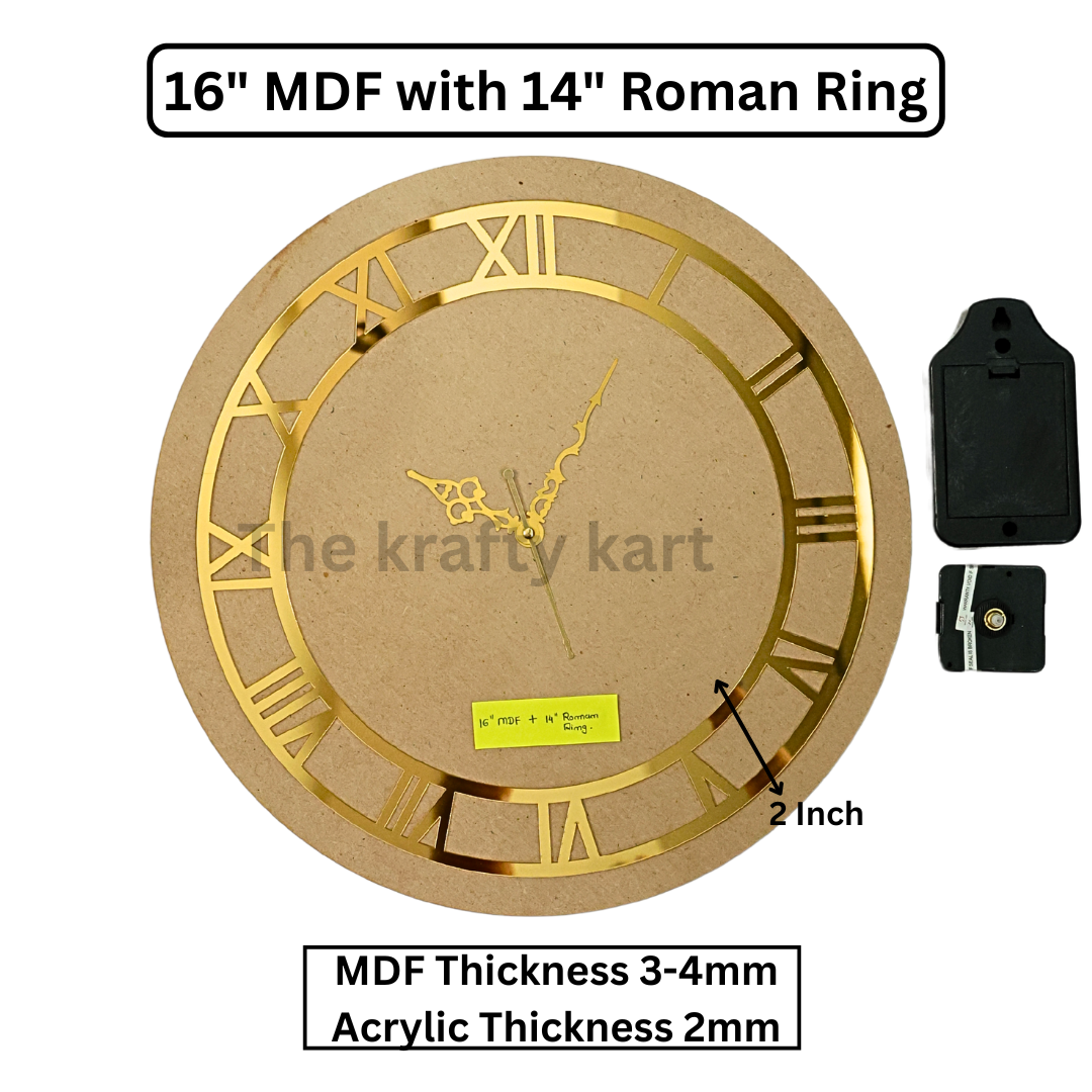 Roman Ring Clock Set