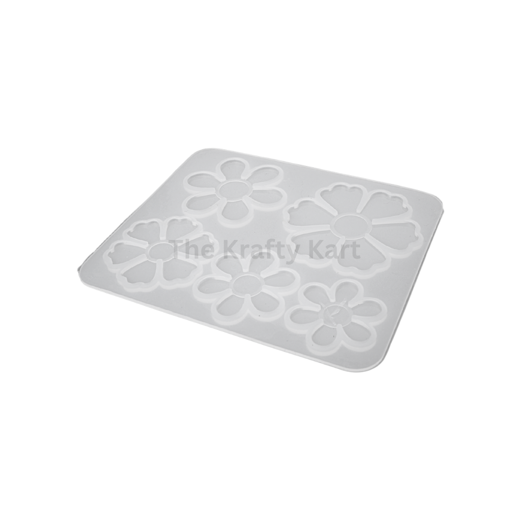 5 in 1 3D Flower Mould