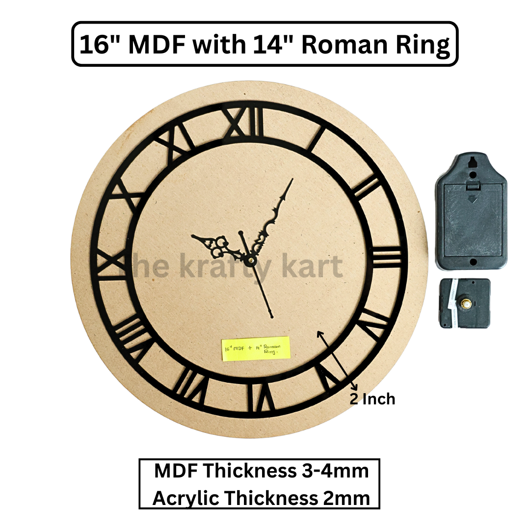 Roman Ring Clock Set