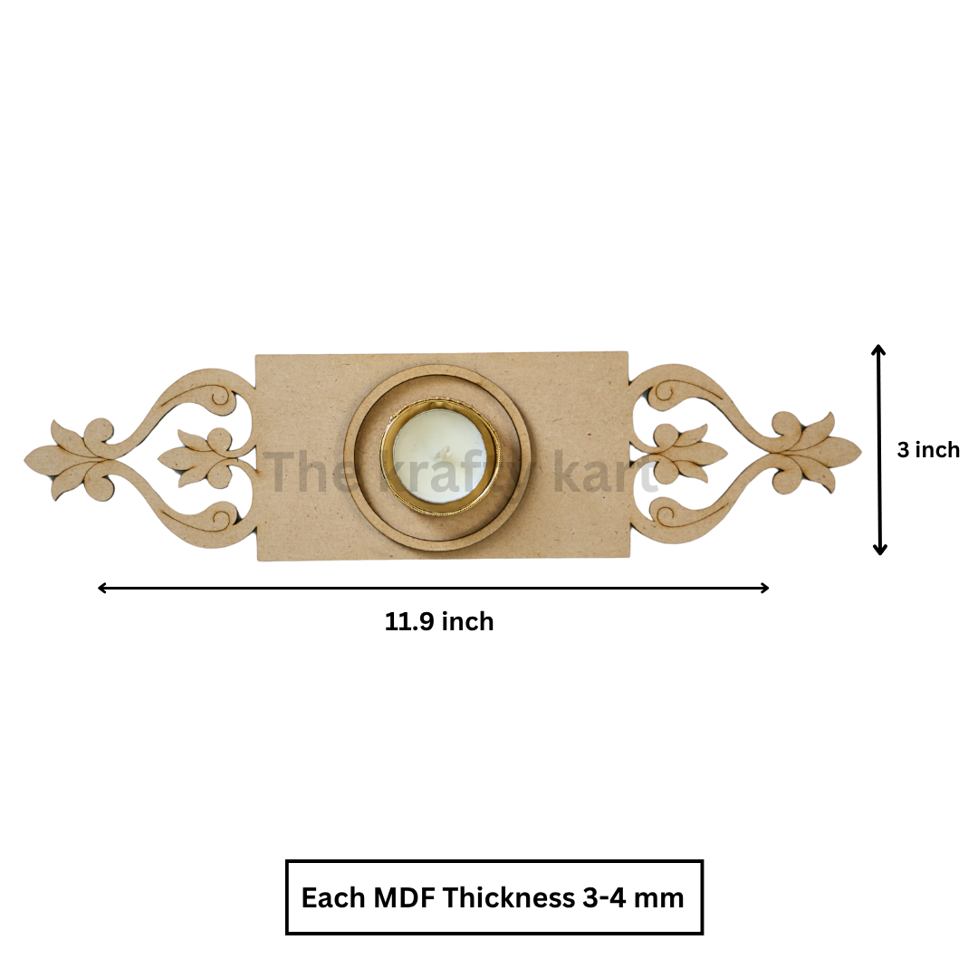 MDF Diwali T-Light Holder (A)