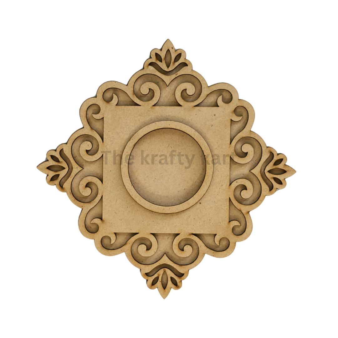 MDF Diwali T-Light Holder (3)