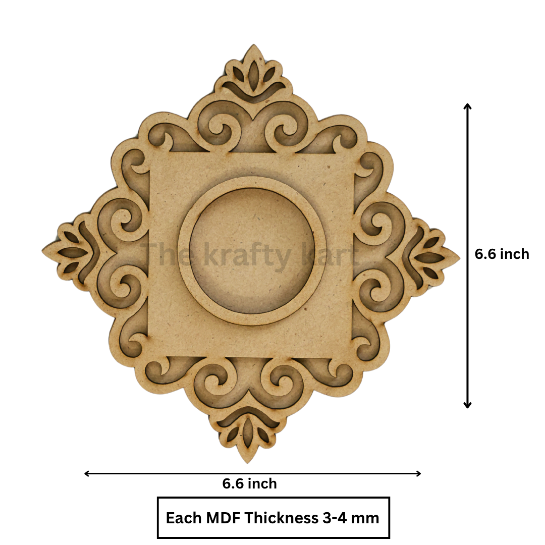 MDF Diwali T-Light Holder (3)