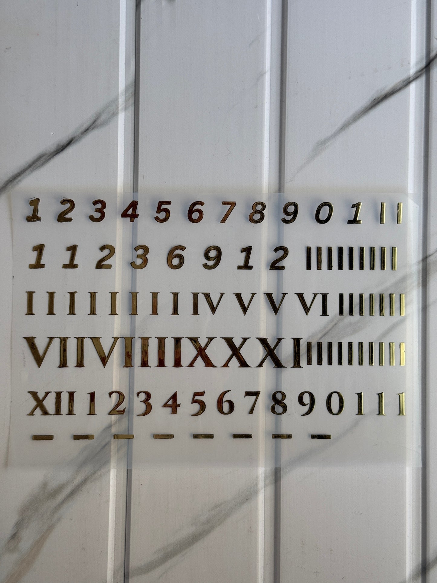 Golden Embossed Insert Sheet (B)
