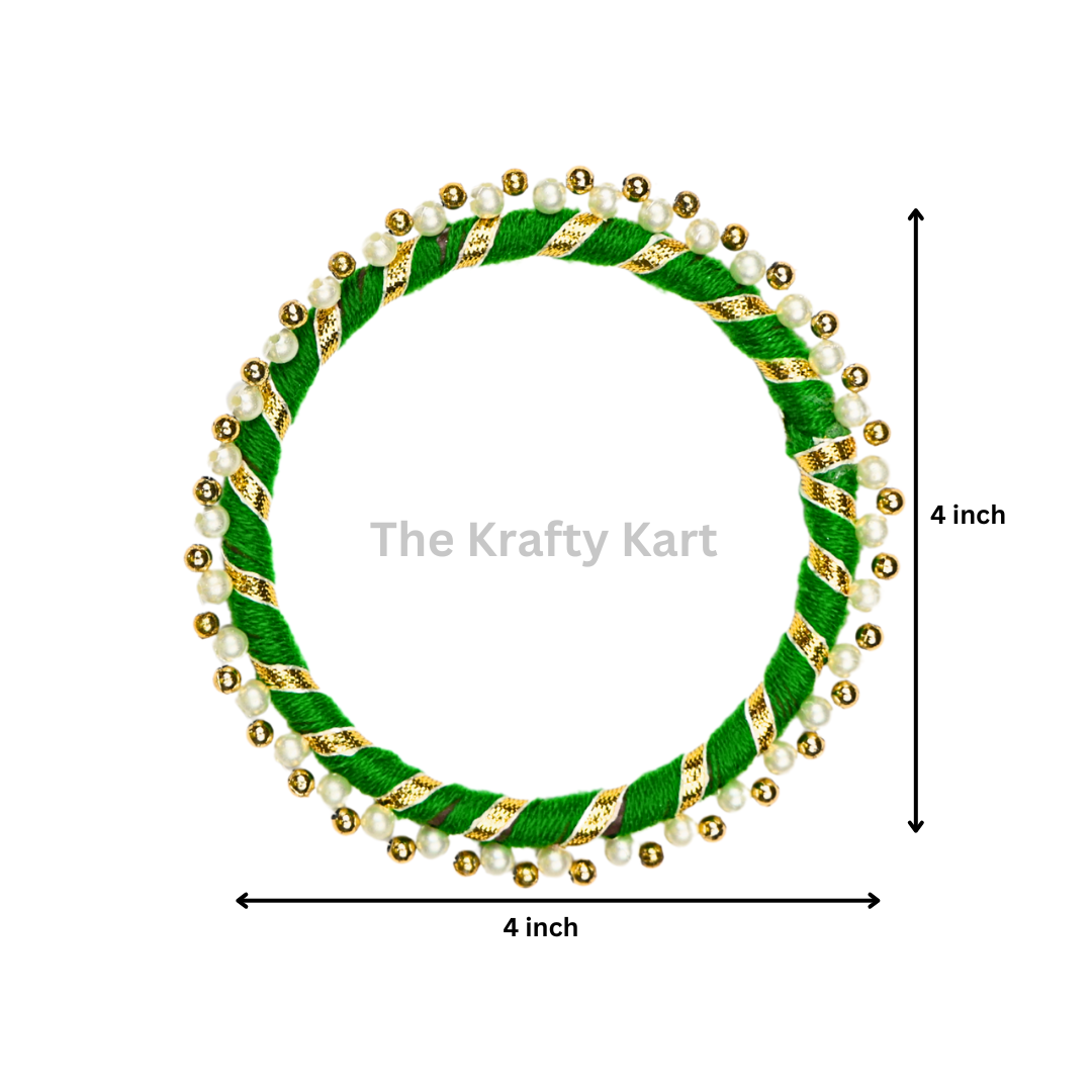 Traditional Pearl Ring (Green)
