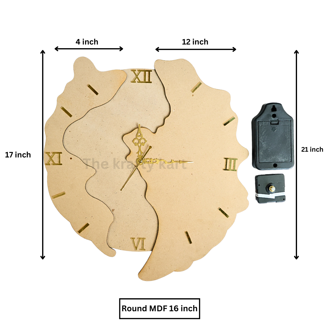 Geode Full Clock Set With Roman Numbers