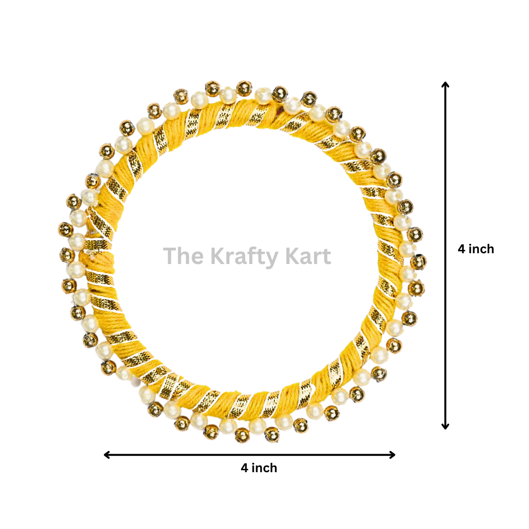 Traditional Pearl Ring (Yellow)