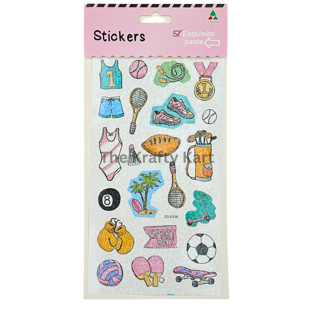 Journal - Glitter Sticker (B)