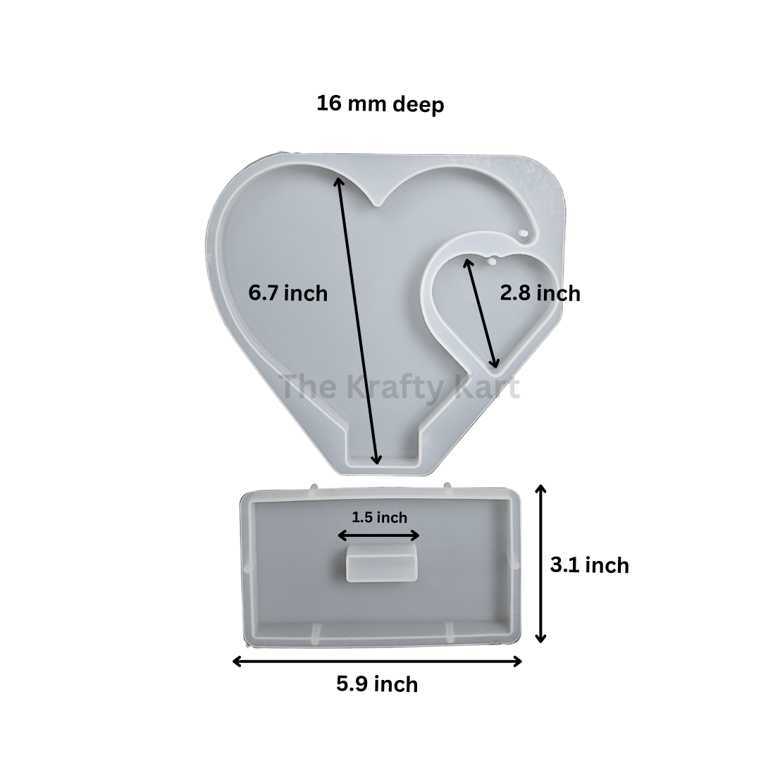 Side Heart With Stand Mould