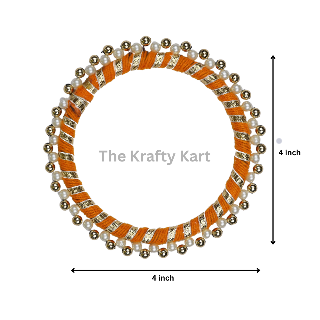 Traditional Pearl Ring (Orange)