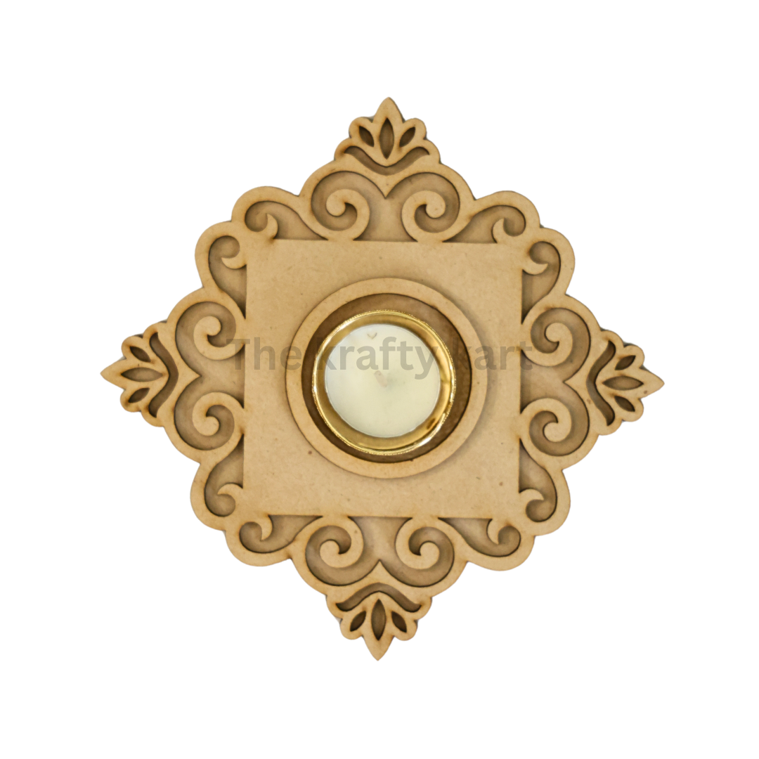 MDF Diwali T-Light Holder (3)