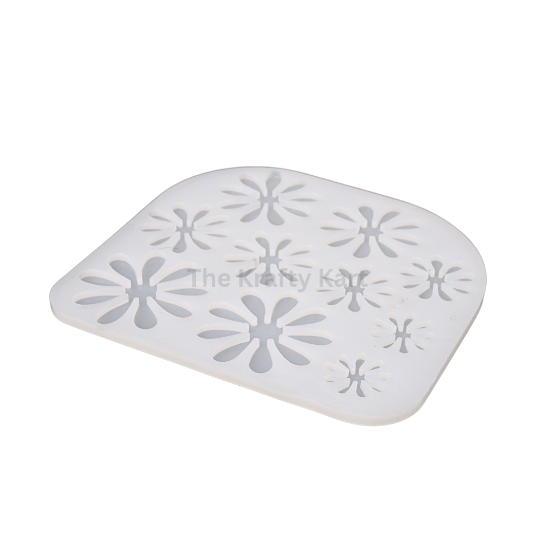 10 Cavity 3D Flower Mould