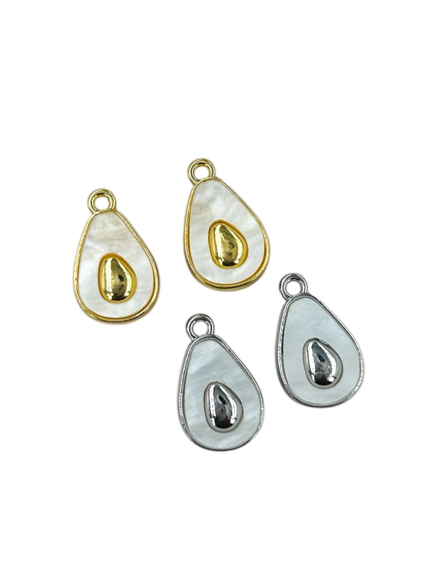 Anti-Tarnish Avocado Charm Pendant