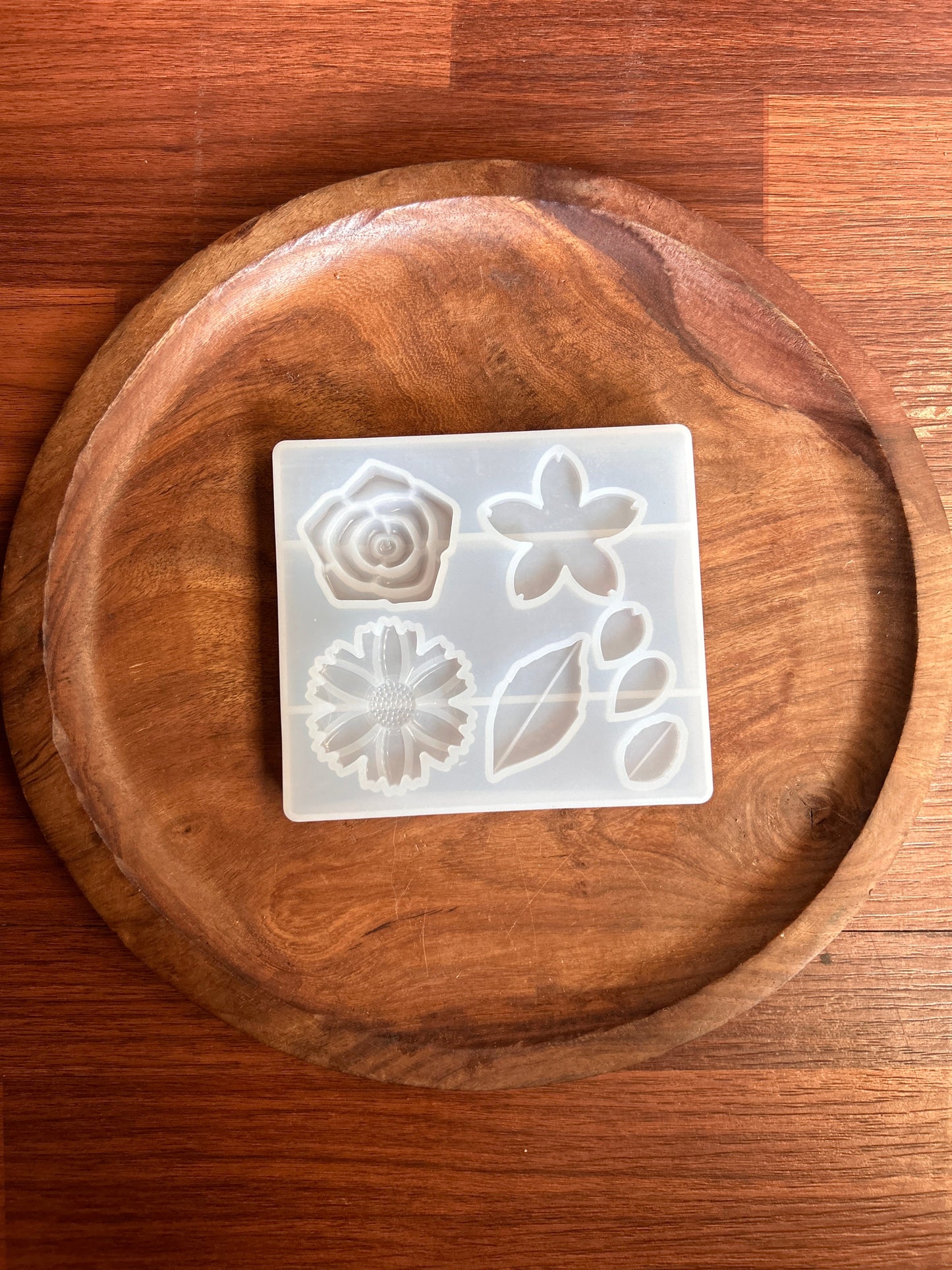 Set Of 4 3D Flower Mould