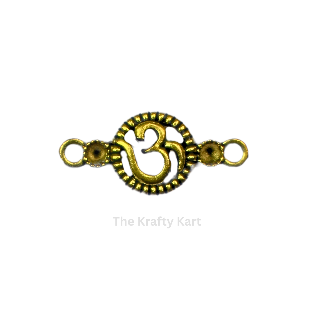 Golden Rakhi Charm - Om