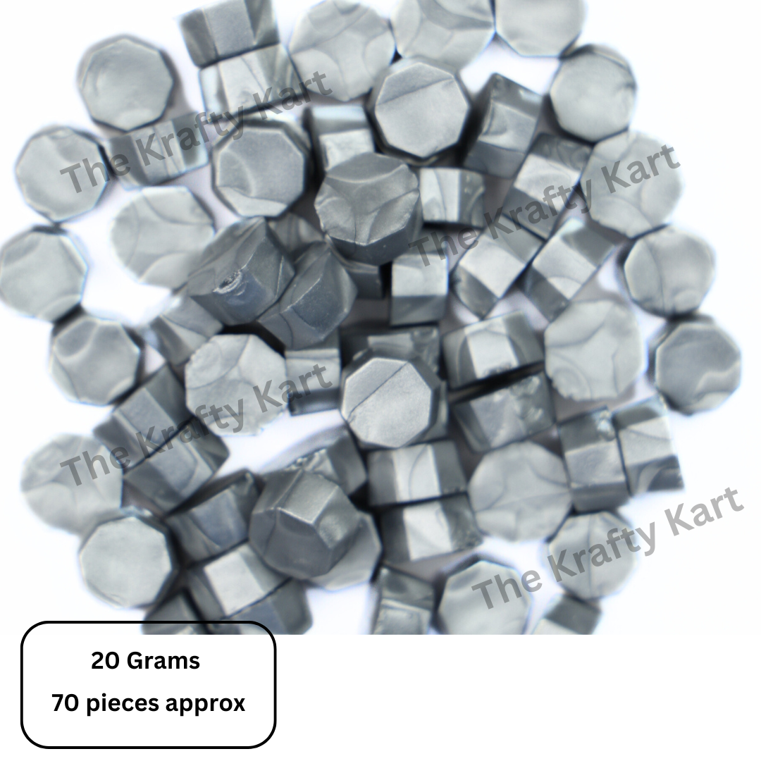 Sealing Wax Beads - Silver